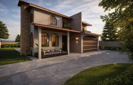 Casa Arbolado — Fachada exterior, arquitectura habitacional Tasquillo Hidalgo